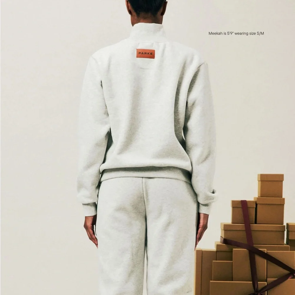 PARKE Classic Turtleneck - Classic Grey - S/M - NIB - Picture 1 of 4